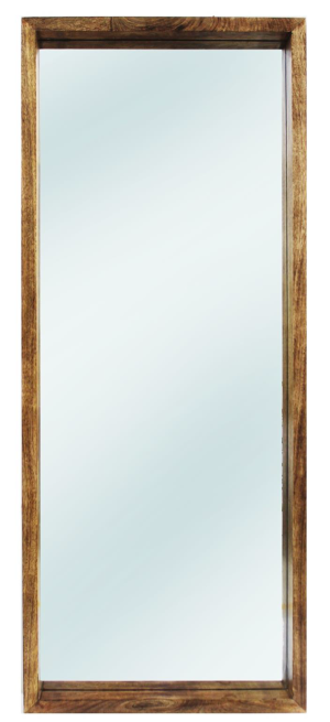 מראה מסגרת עץ מלבנית 150/60