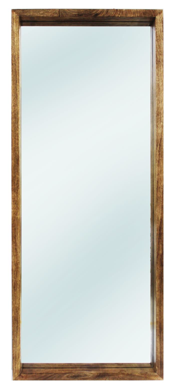 מראה מסגרת עץ מלבנית 150/60