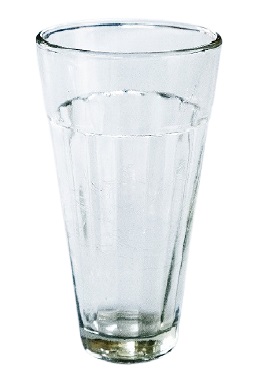 סט כוסות ממוחזרות שישיה גדול גובה 11